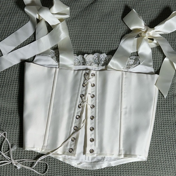 Wedding or evening corset handmade (new), regular - Picture 6 of 7